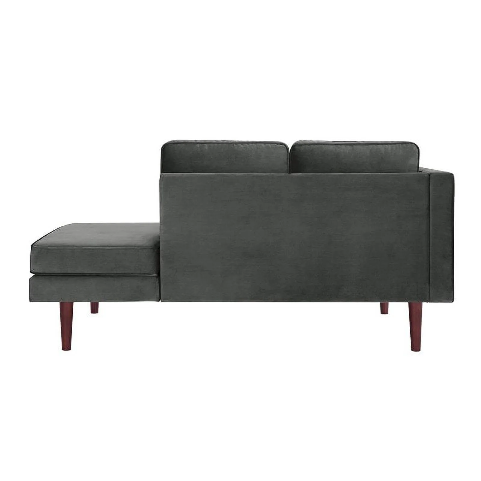 Nico Upholstered Daybed  in Gray Velvet