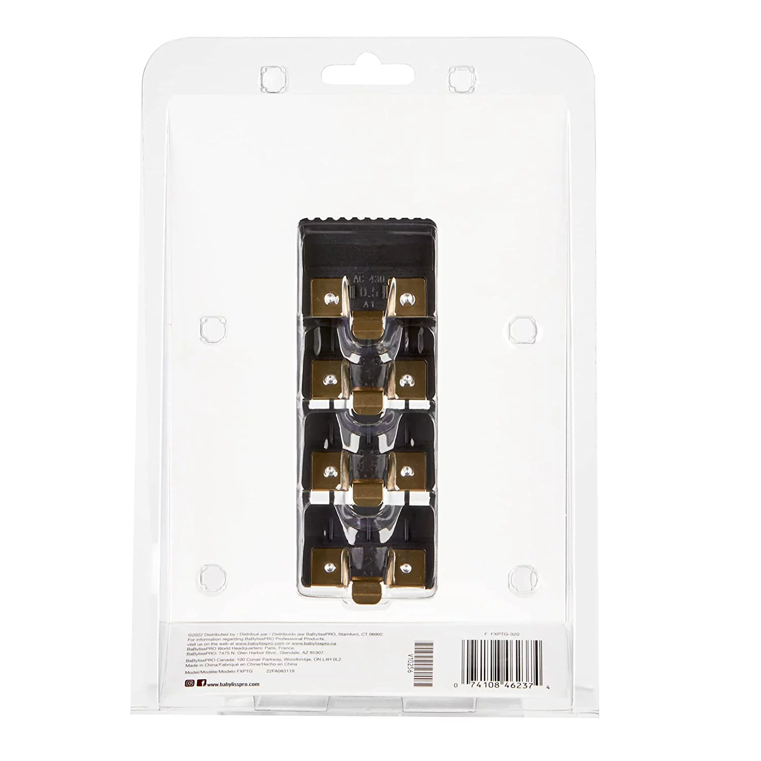 BabylissPRO Premium Trimmer Comb Attachment Guards Guides 4pcs Fits FX787