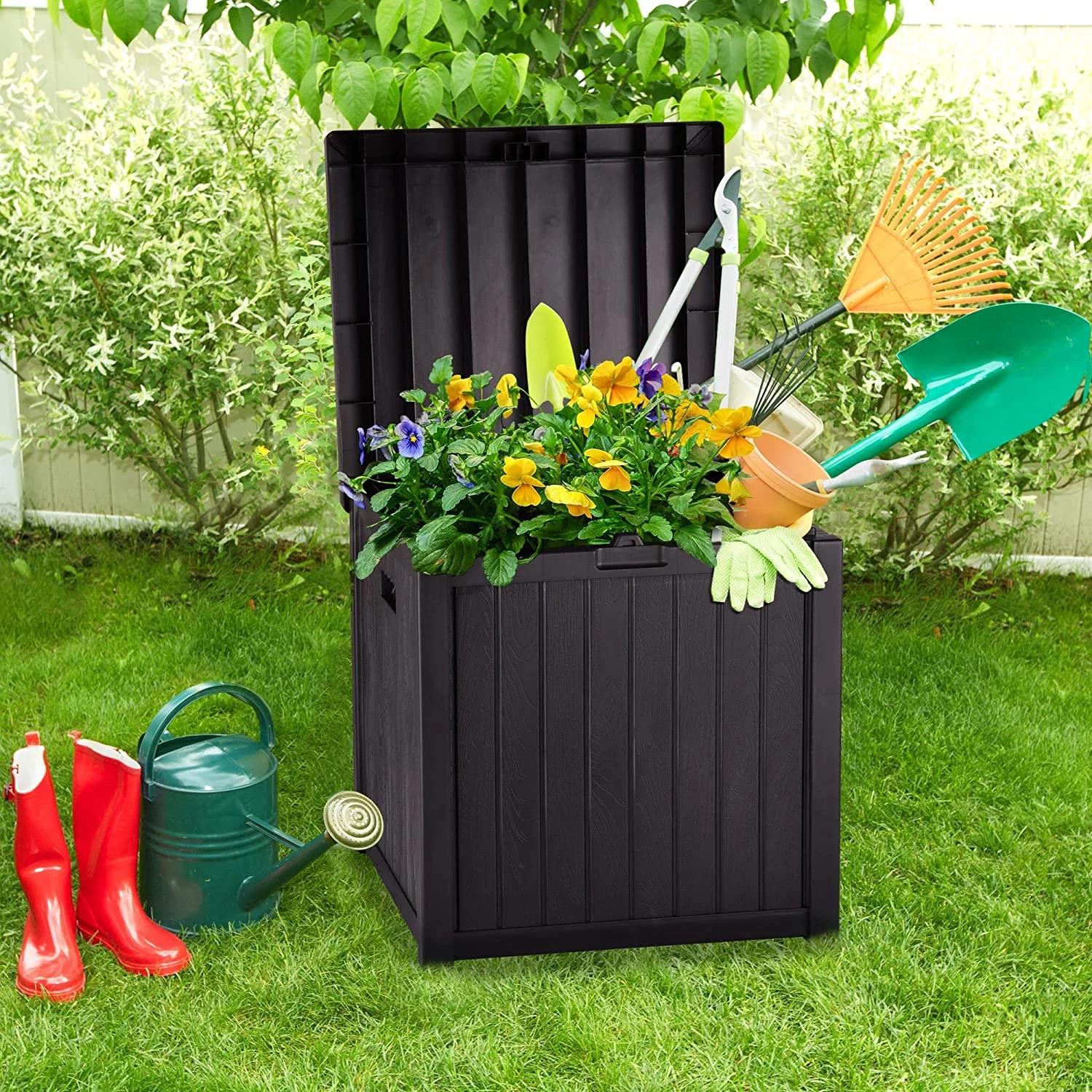 51 Gallon Medium Deck Box 30 Gallon Deck Box