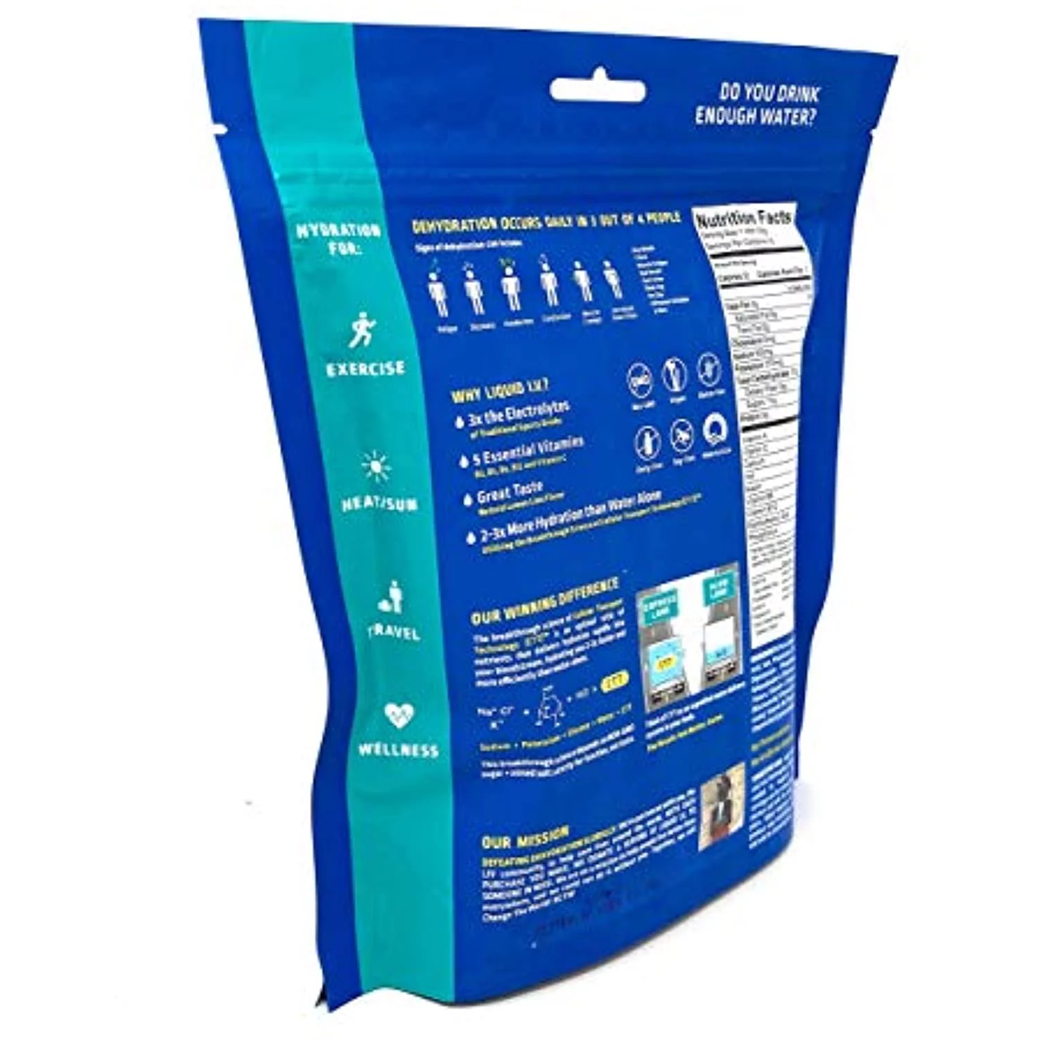 Liquid Iv, Lemon Lime Hydration Pouch, 0.56 Ounce (Pack of 16)