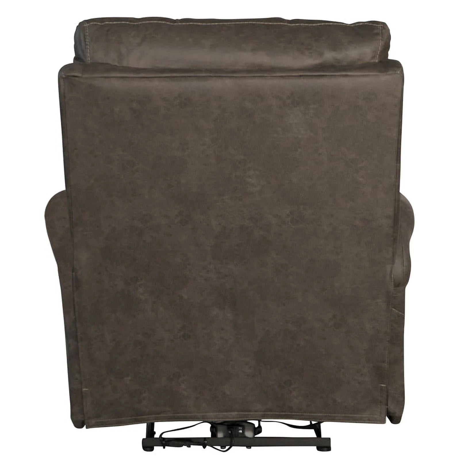 Graves Power Wall Hugger Recliner in Gray Polyester Fabric