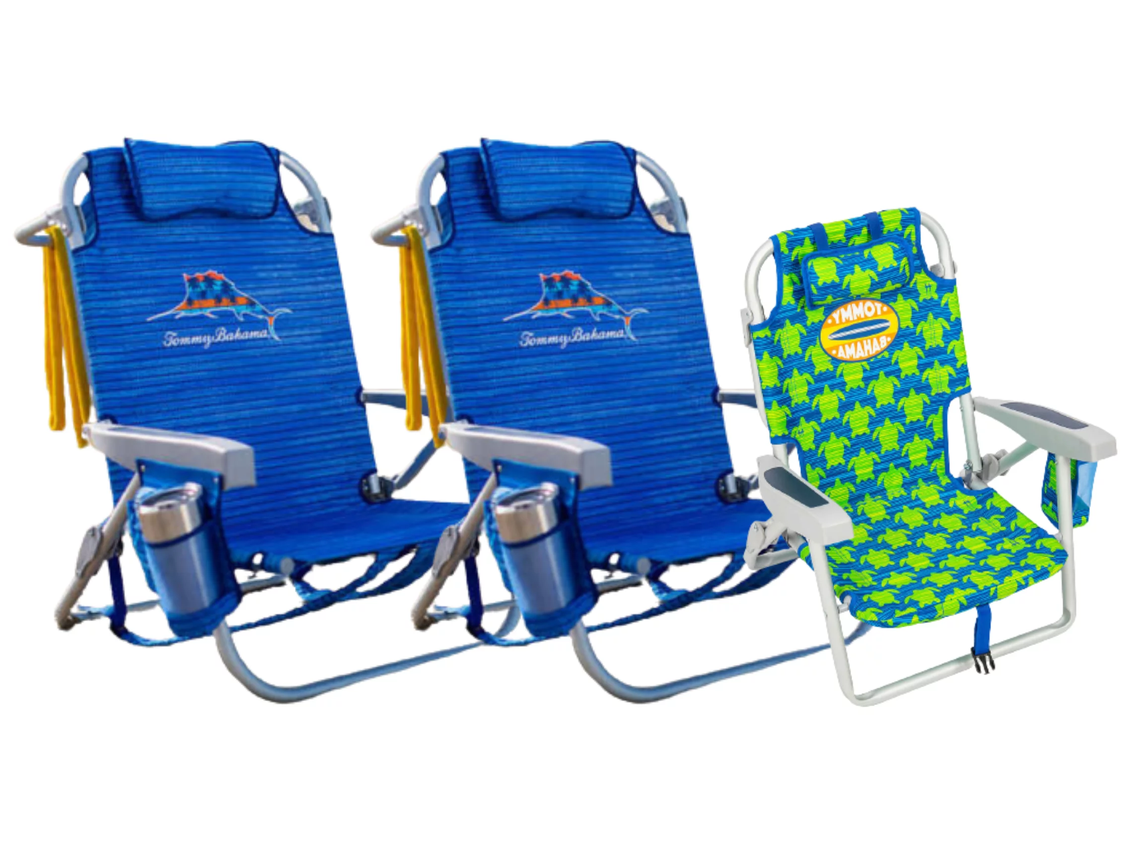 Tommy Bahama Backpack Beach Chair 3 Pack New 2022
