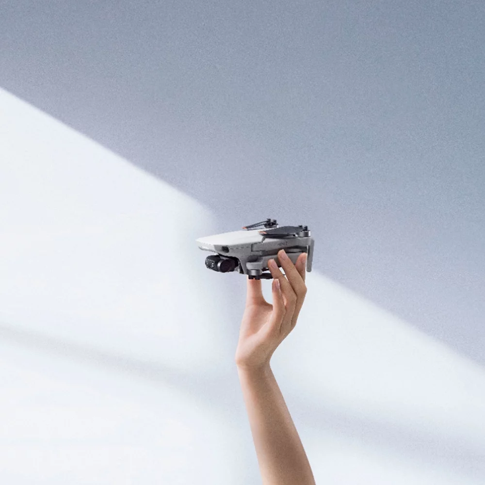 Open Box DJI Mini 2 (CP.MA.00000312.01) Ultralight and Foldable Drone Quadcopter, 3-Axis Gimbal 4K Camera, 12MP Photo, 31 Mins Flight Time, OcuSync 2.0 10km HD Video Transmission, QuickShots Gray