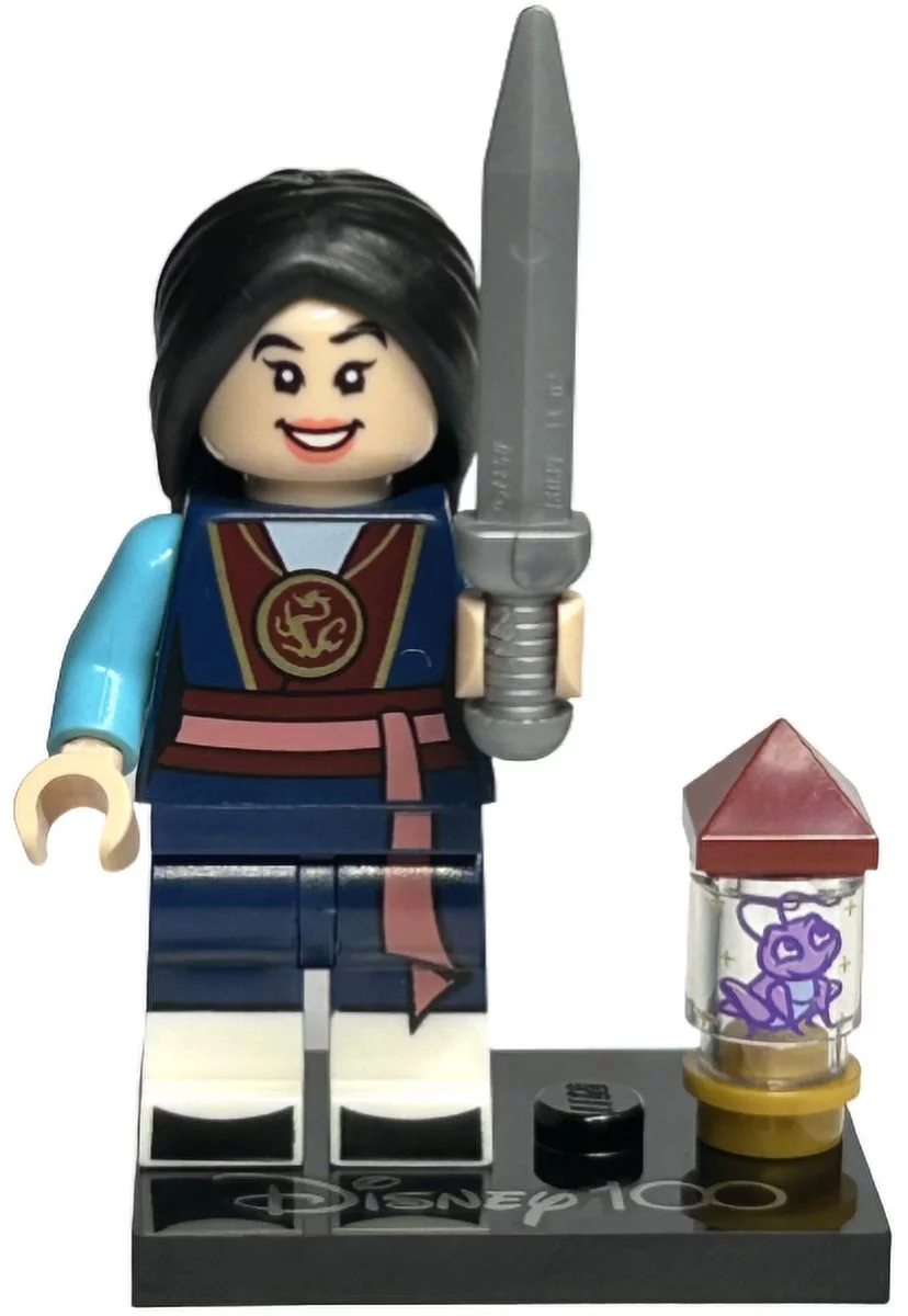 LEGO MiniFigures Disney 100 Series 3: Mulan Minifigure - 71038 With Purple Cape