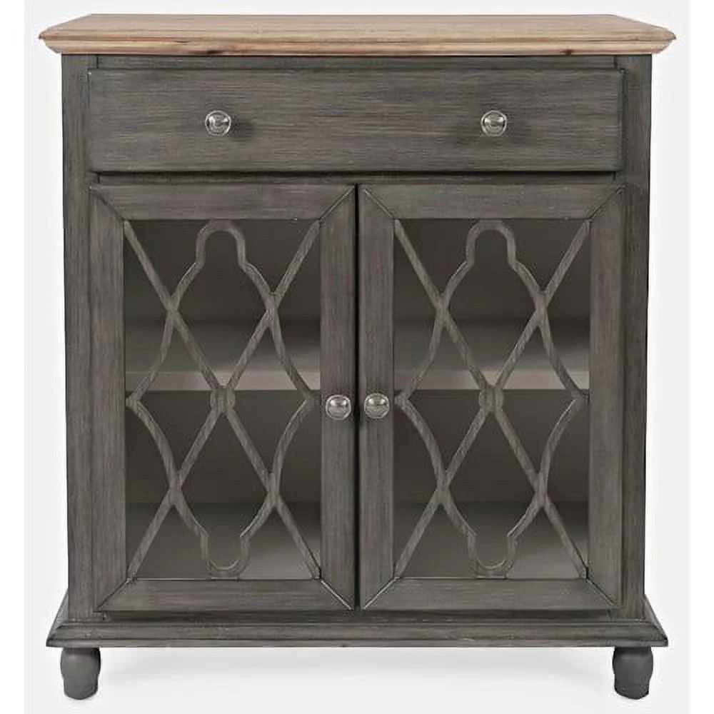 Jofran Aurora Hills Country Wire-Brushed 2 Door Accent Chest