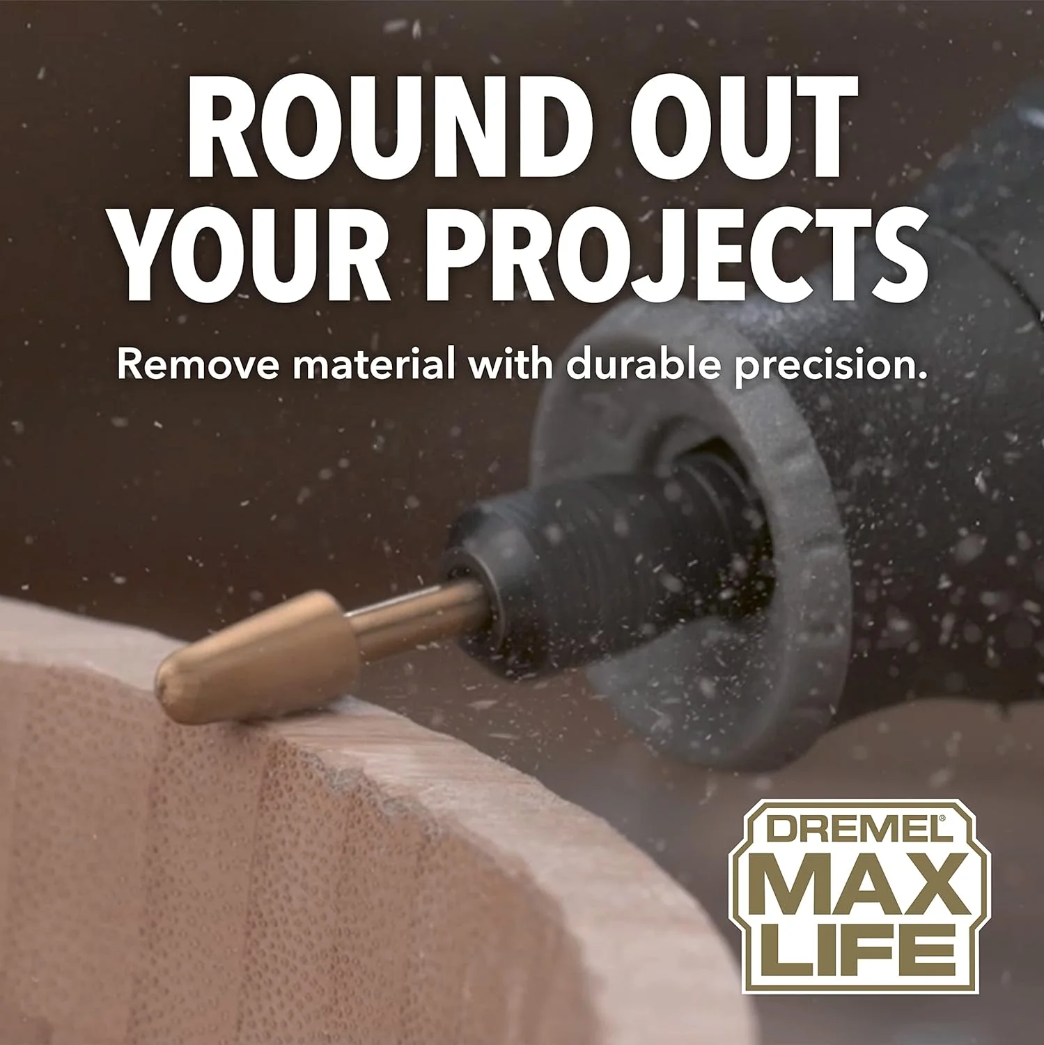 Dremel Max Life 1/4 in. X 1.5 in. L X 0.25 in. W High Speed Steel Bullet High Speed Cutter Multi-Mat