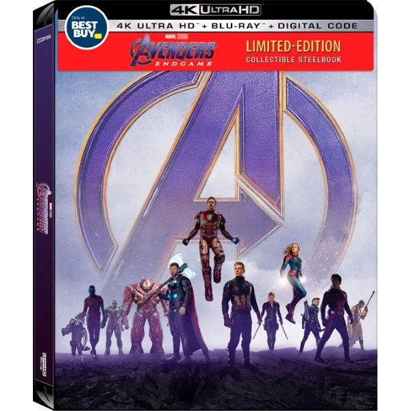 Marvel's Avengers: Endgame - Limited Edition Collectible SteelBook (Blu-ray + 4K Ultra HD + Digital)