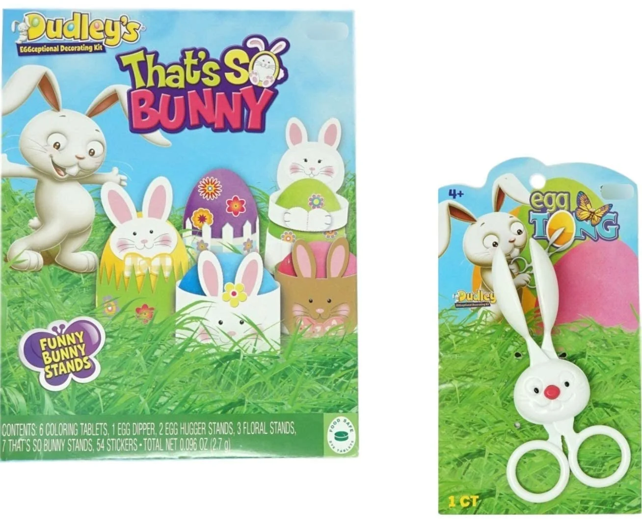 Easter Egg Dye Bundle - Thats So Bunny Dye Kit with Bunny Egg Dipper Tong