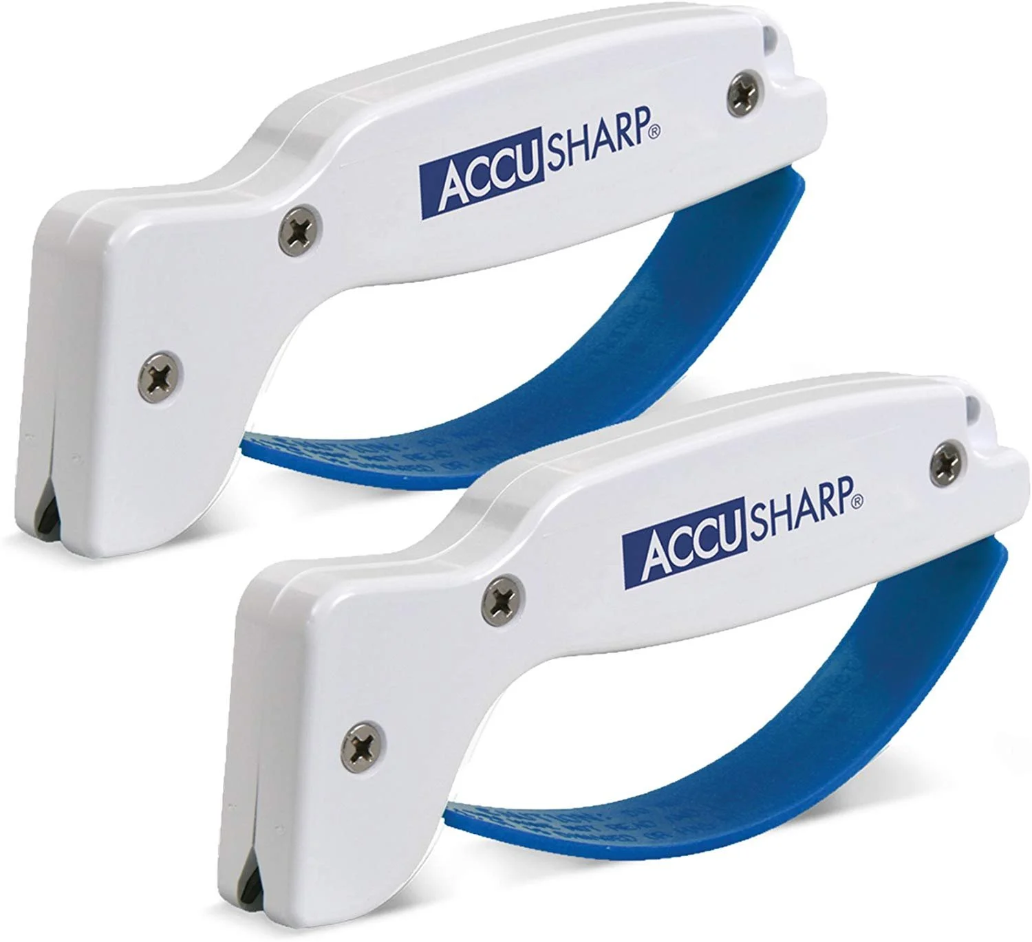 AccuSharp 066C Large White & Blue Knife & Tool Sharpener, 2 Count
