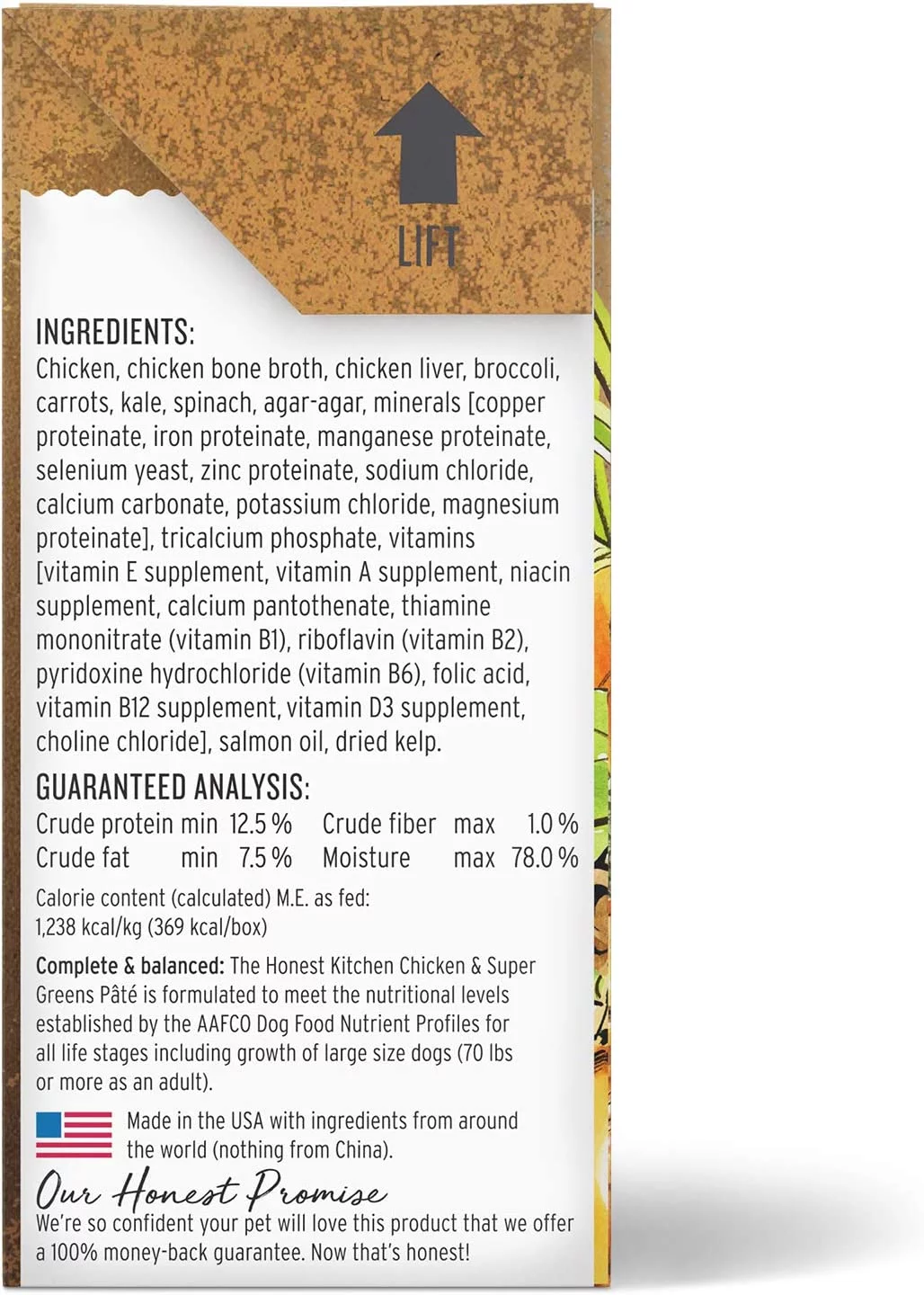 The Honest Kitchen - Dog Fd Pate Chicken Greens - Case Of 6-10.5 Oz