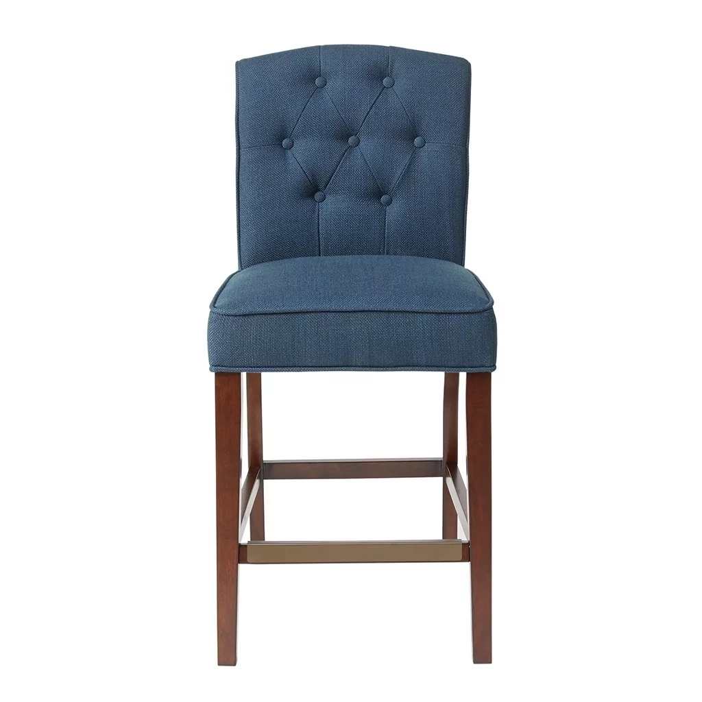 Marian Tufted Counter Stool Navy See below