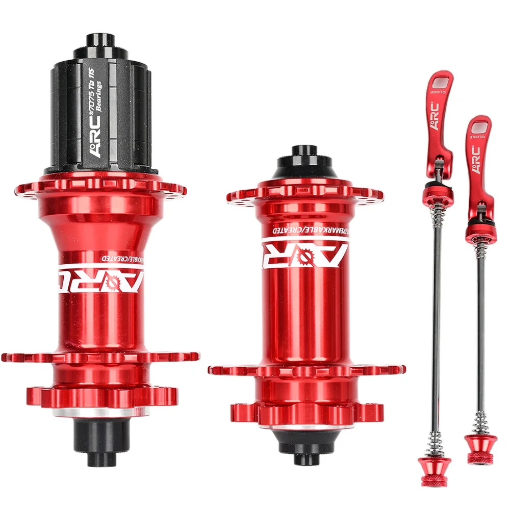 ARC MTB Bike Hub Front Rear, 36 Holes Disc Brake Hubs, Quick Release Lever, HG 8 11 Speed
