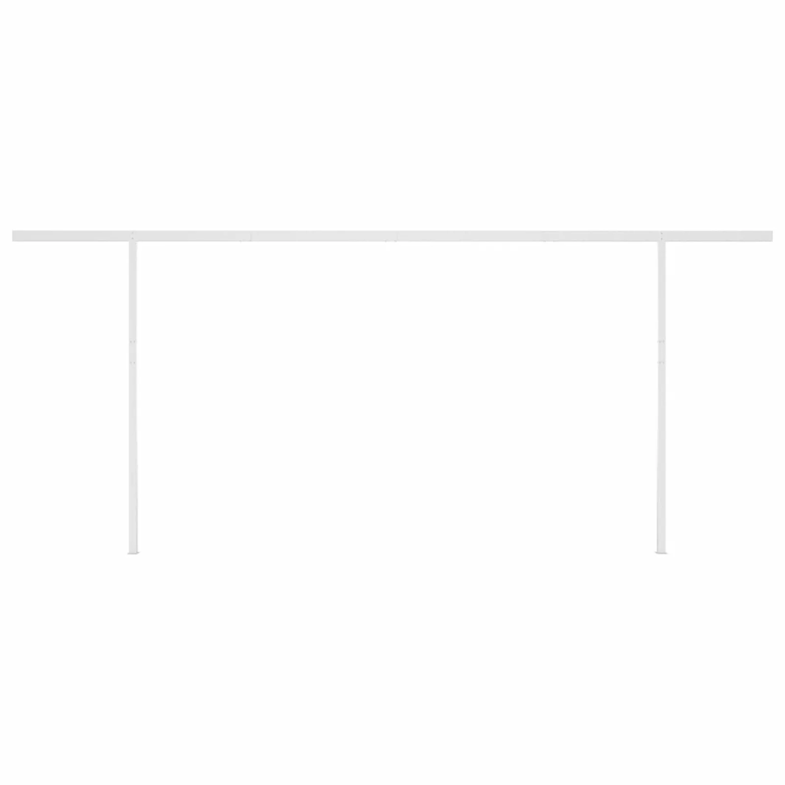 Automatic Retractable Awning with Posts 16.4'x9.8' Anthracite