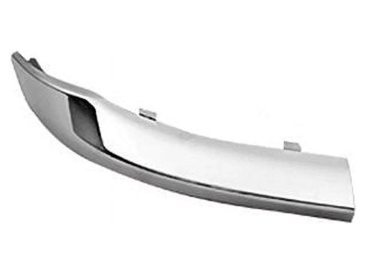 Front Right Passenger Side Bumper Cover Molding - Chrome - Compatible with 2014 - 2019 Dodge Durango (Excludes 2018 2019 S.R.T and RT Models) 2015 2016 2017 2020