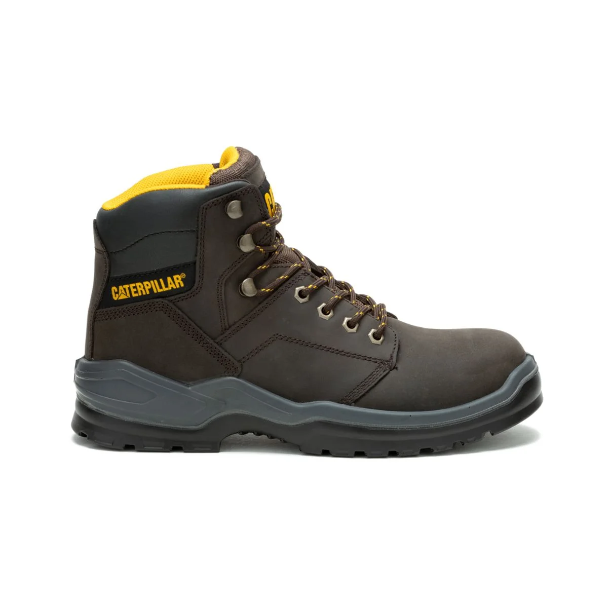 Caterpillar Striver Steel Toe Work Boot Men Brown