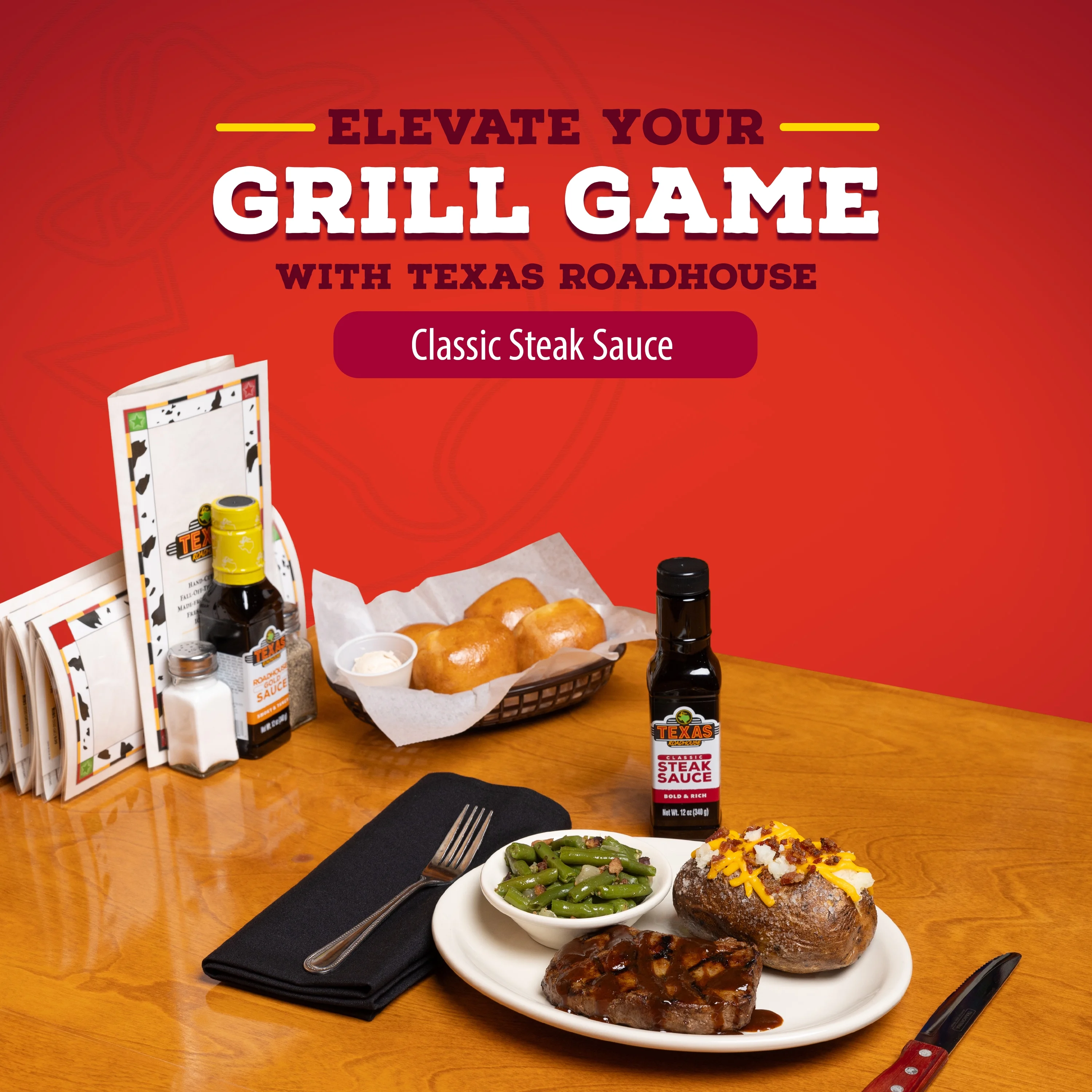 Texas Roadhouse Classic Steak Sauce, 12 oz.