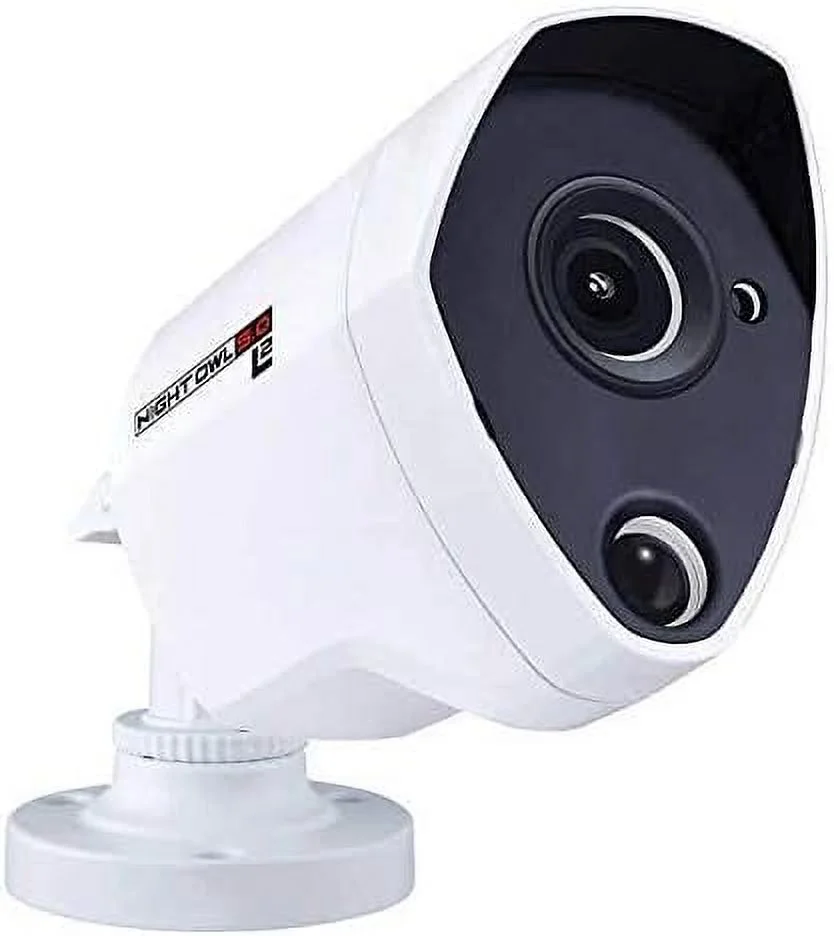 Open Box Night Owl 5MP Extreme HD 8 Channel 1 TB HDD and 4 Cameras C-841-PIR5MPN - White
