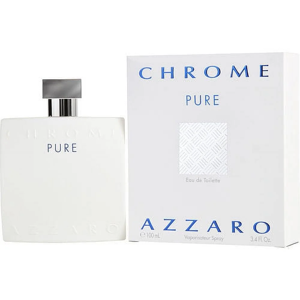CHROME PURE by Azzaro 3.4 oz EDT Spray for Men - Sophisticated Essence