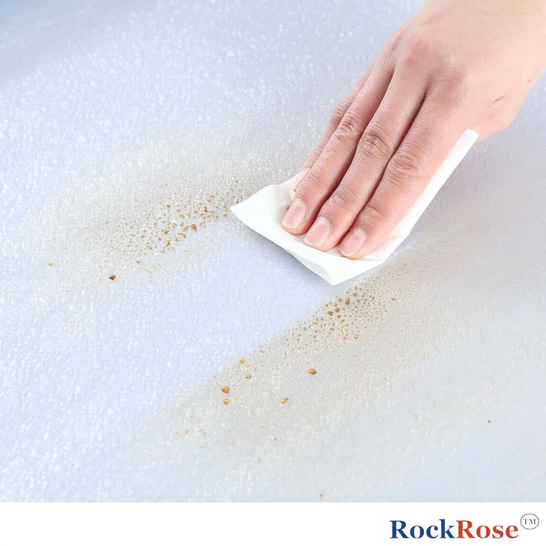 Rockrose Privacy Window Film Lightly Frosted Static Cling 17.7