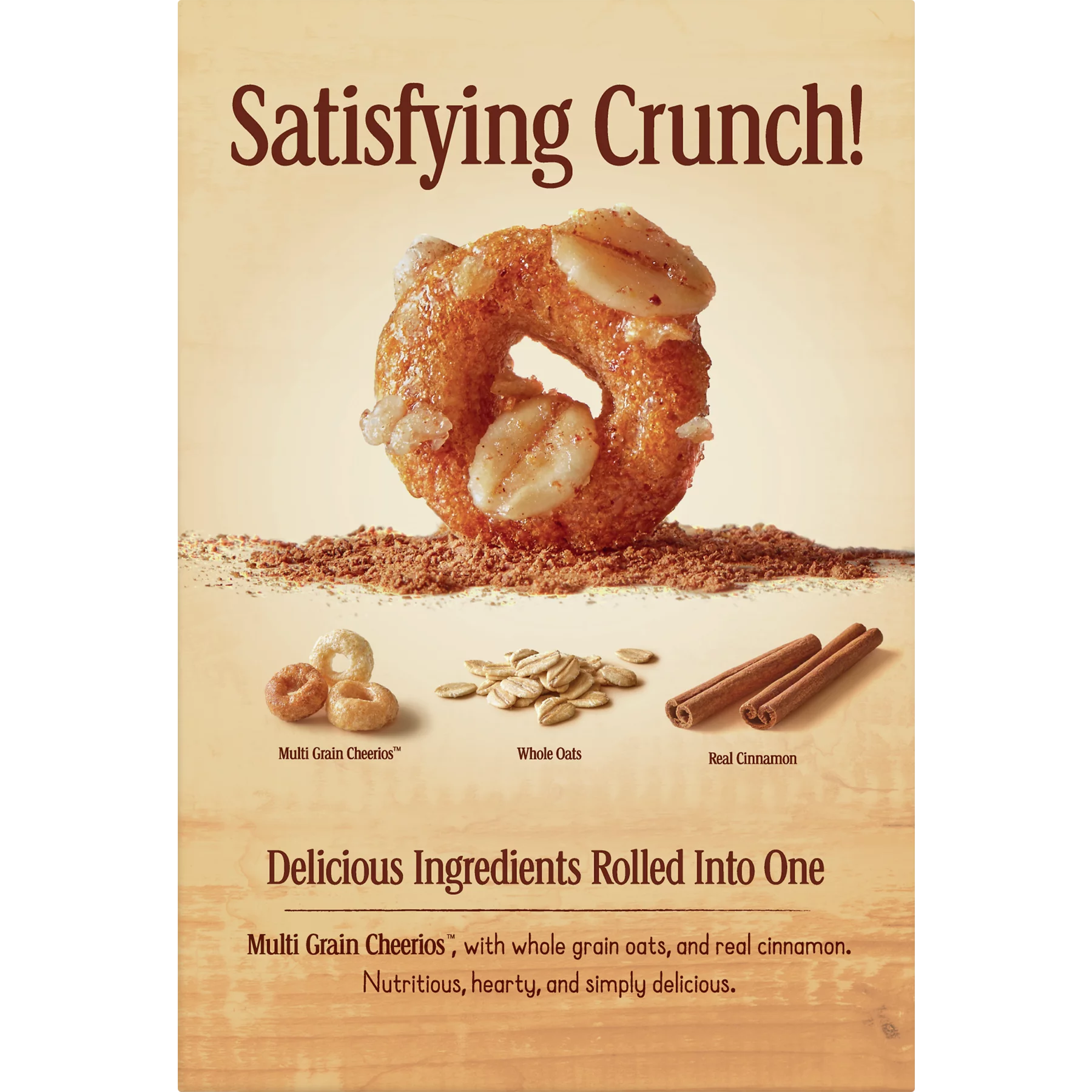 Cheerios Cinnamon Oat Crunch Cereal, 15.2 oz