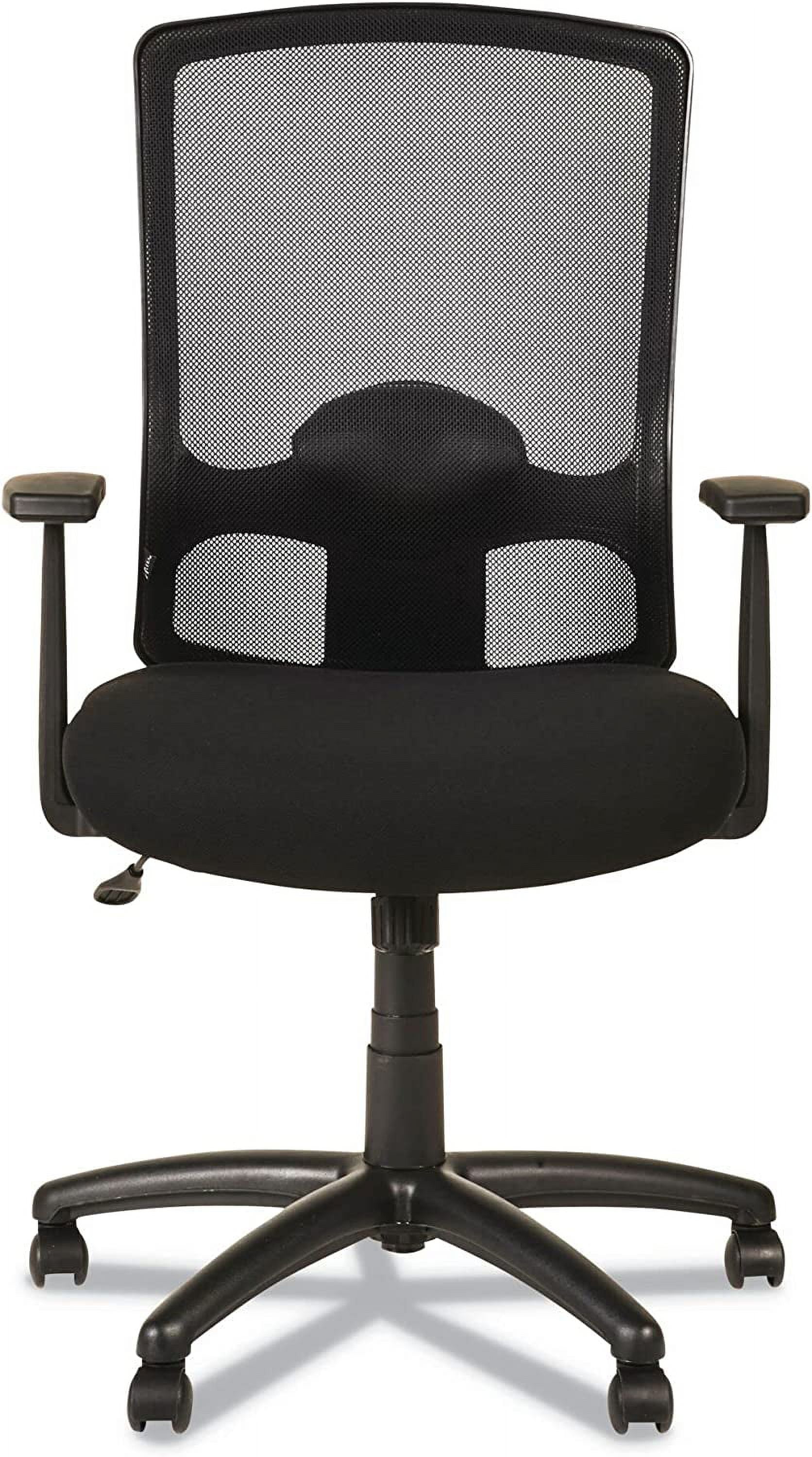TJUNBOLIFE ALEET4117B Etros Series 18.11 in. to 22.04 in. Seat Height High-Back Swivel/Tilt Chair - Black