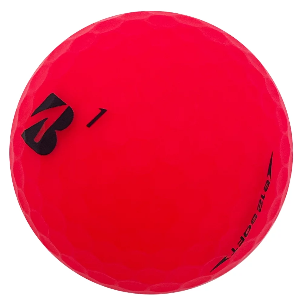 Pre-Owned 48 Bridgestone Matte Red 5A Recycled Golf Balls, by Mulligan Golf Balls