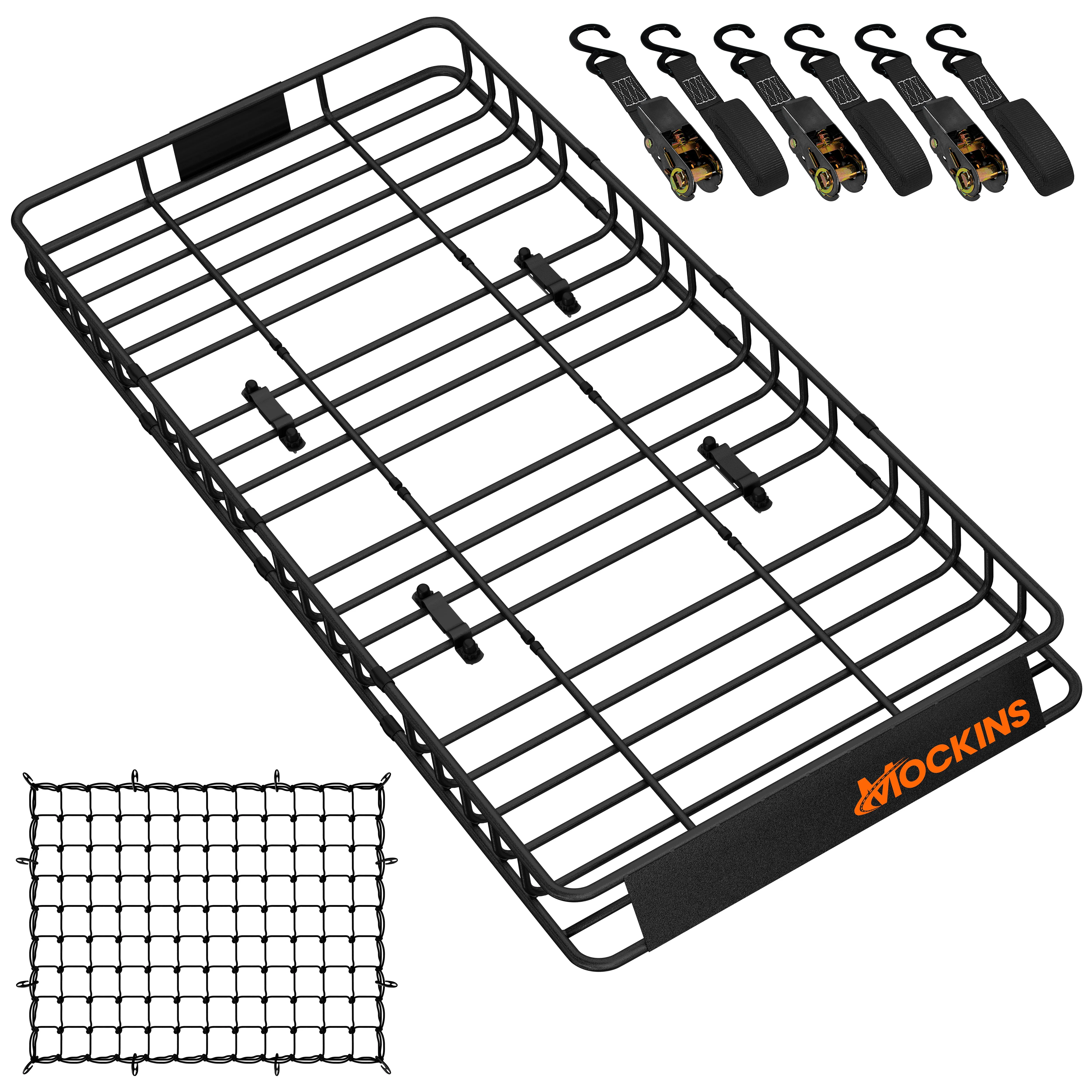 Mockins Rooftop Cargo Carrier Basket - Adjusts from 40-84