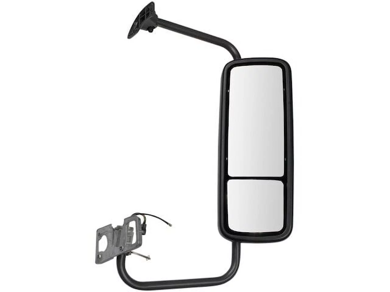 Right Passenger Side Power Mirror - Textured Black - Compatible with 2000 - 2017 Freightliner Columbia 2001 2002 2003 2004 2005 2006 2007 2008 2009 2010 2011 2012 2013 2014 2015 2016