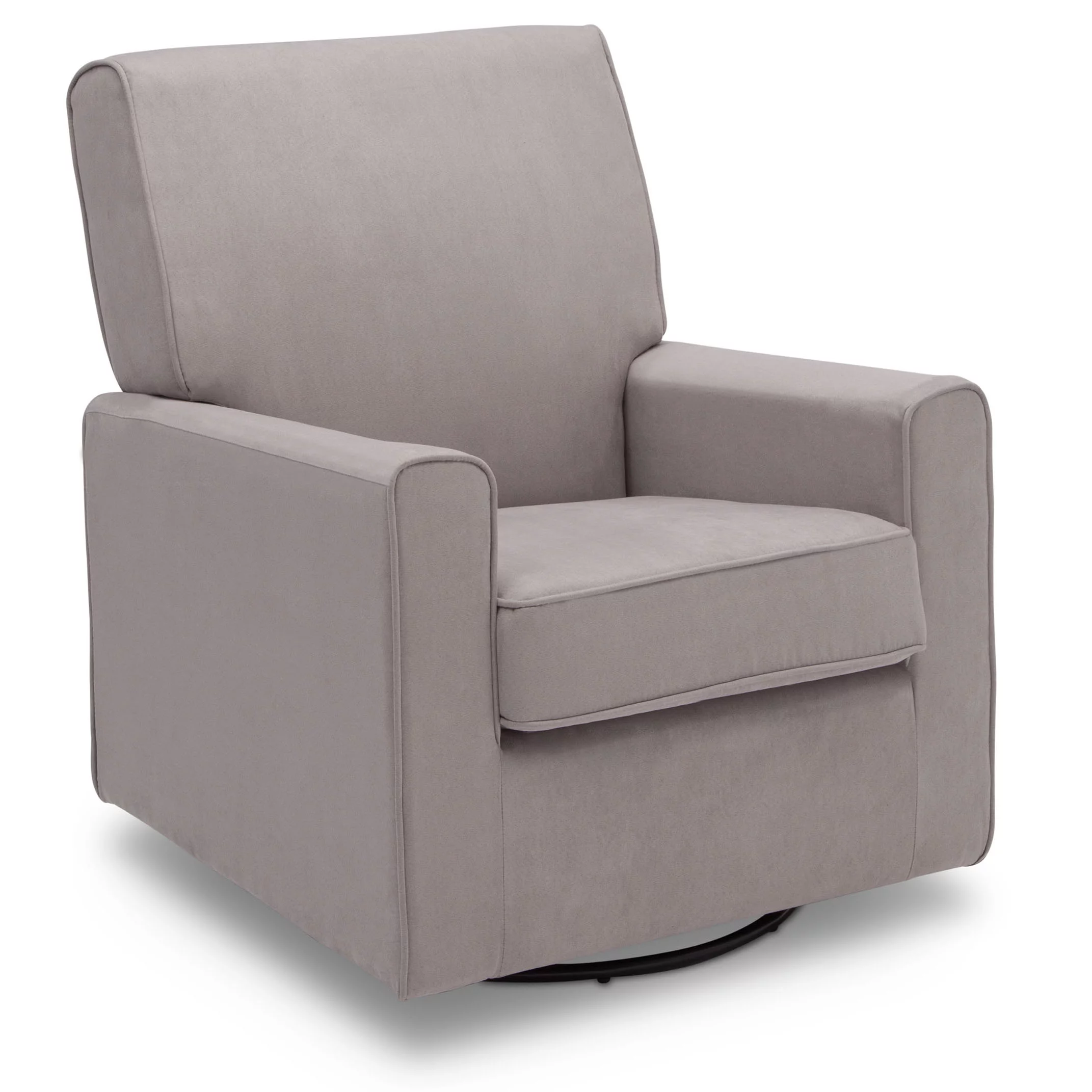 Delta Children Ava Nursery Glider Swivel Rocker Chair, Gray