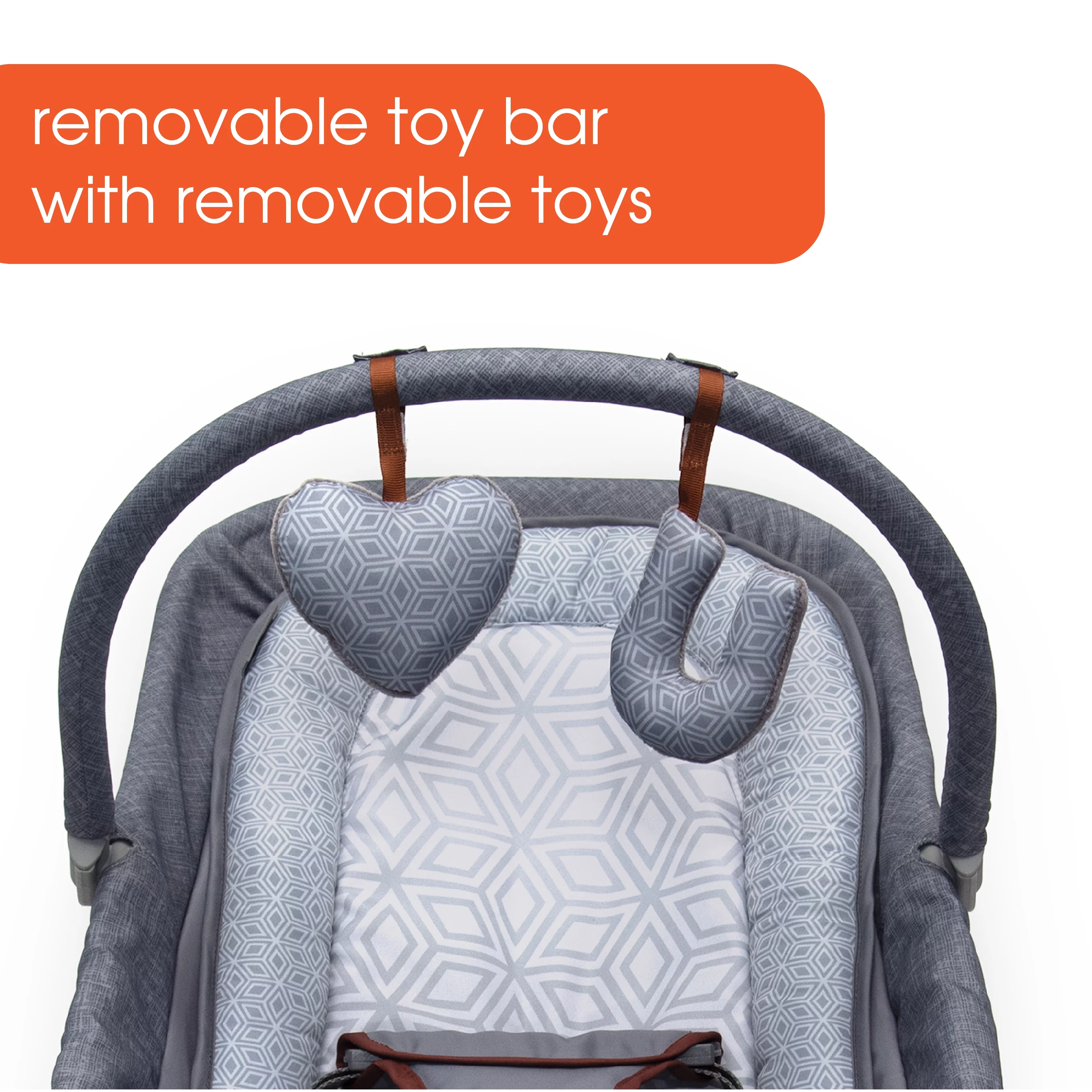 Summer Infant 2-in-1 Bouncer & Rocker Duo (Heather Gray)