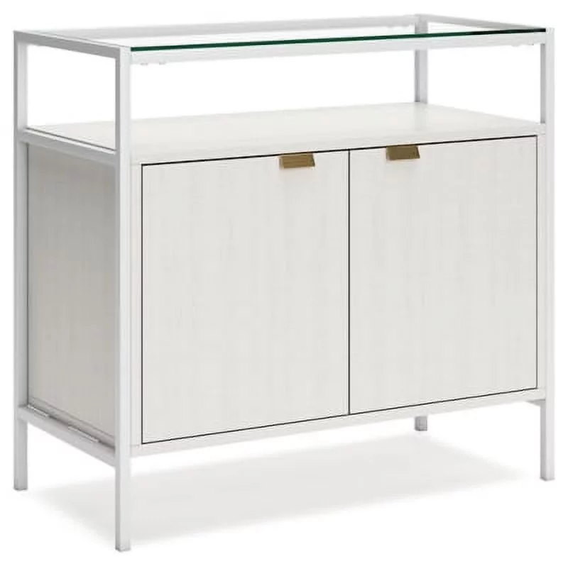 Signature Design by Ashley Contemporary Deznee Small Bookcase  White