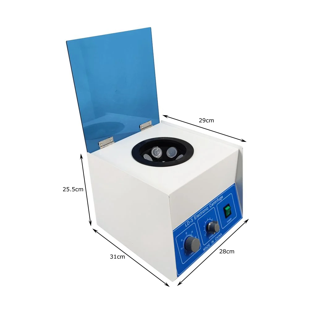 Techtongda Electric Benchtop Centrifuge Lab Medical Practice 50ml*6 LD-3