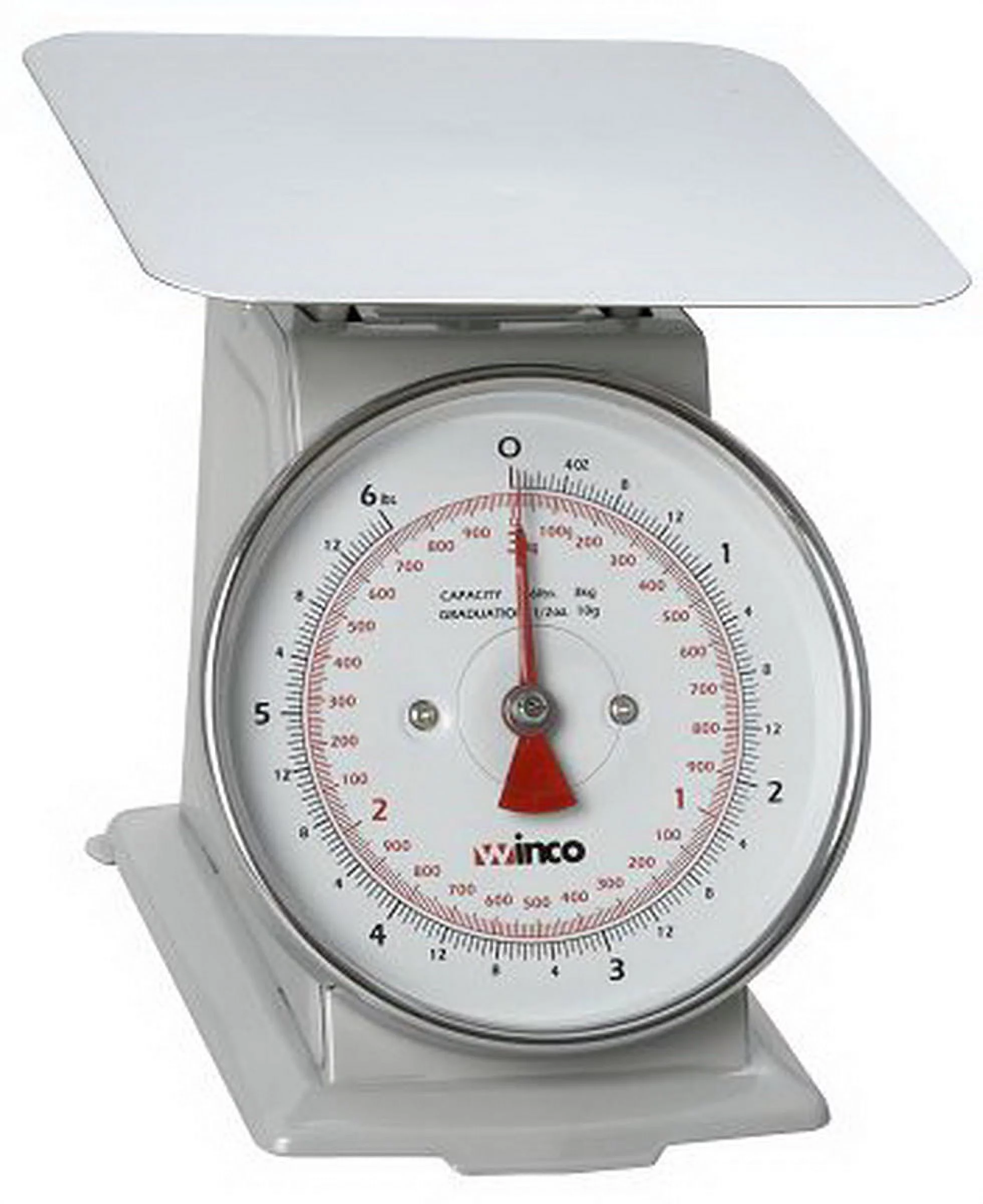 Winco SCAL-62 Two Pound Receiving Scale 6.5 Dial 1-1 Each