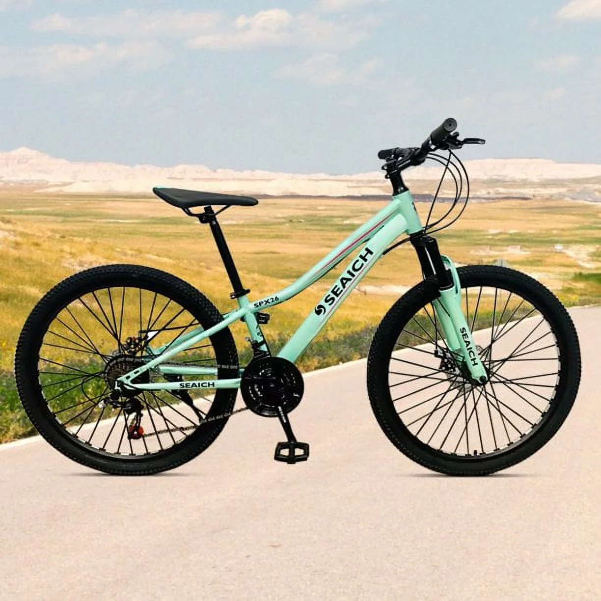 Mint Green Hardtail Bike SEAICH WXB 26