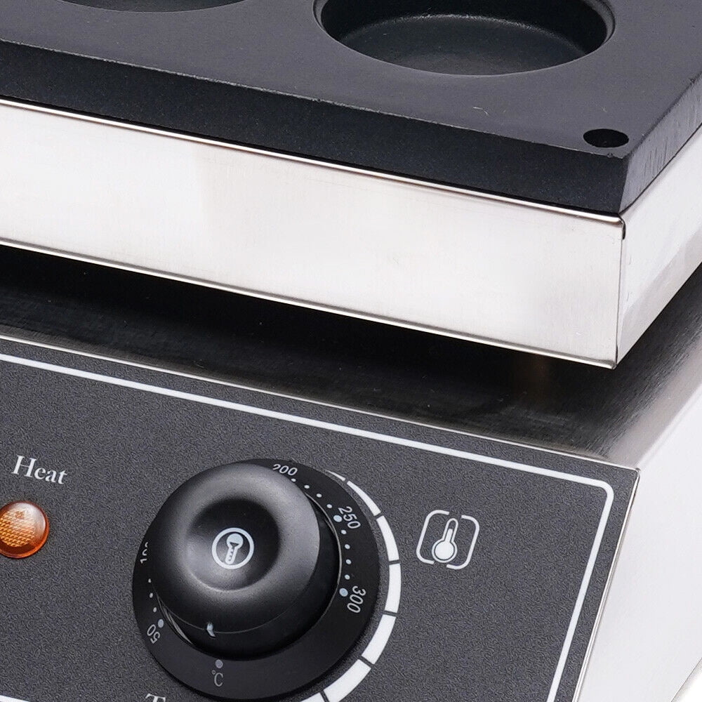 16 Holes Commercial Red Bean Waffle Maker Stainless Steel Pancakes Baker Maker