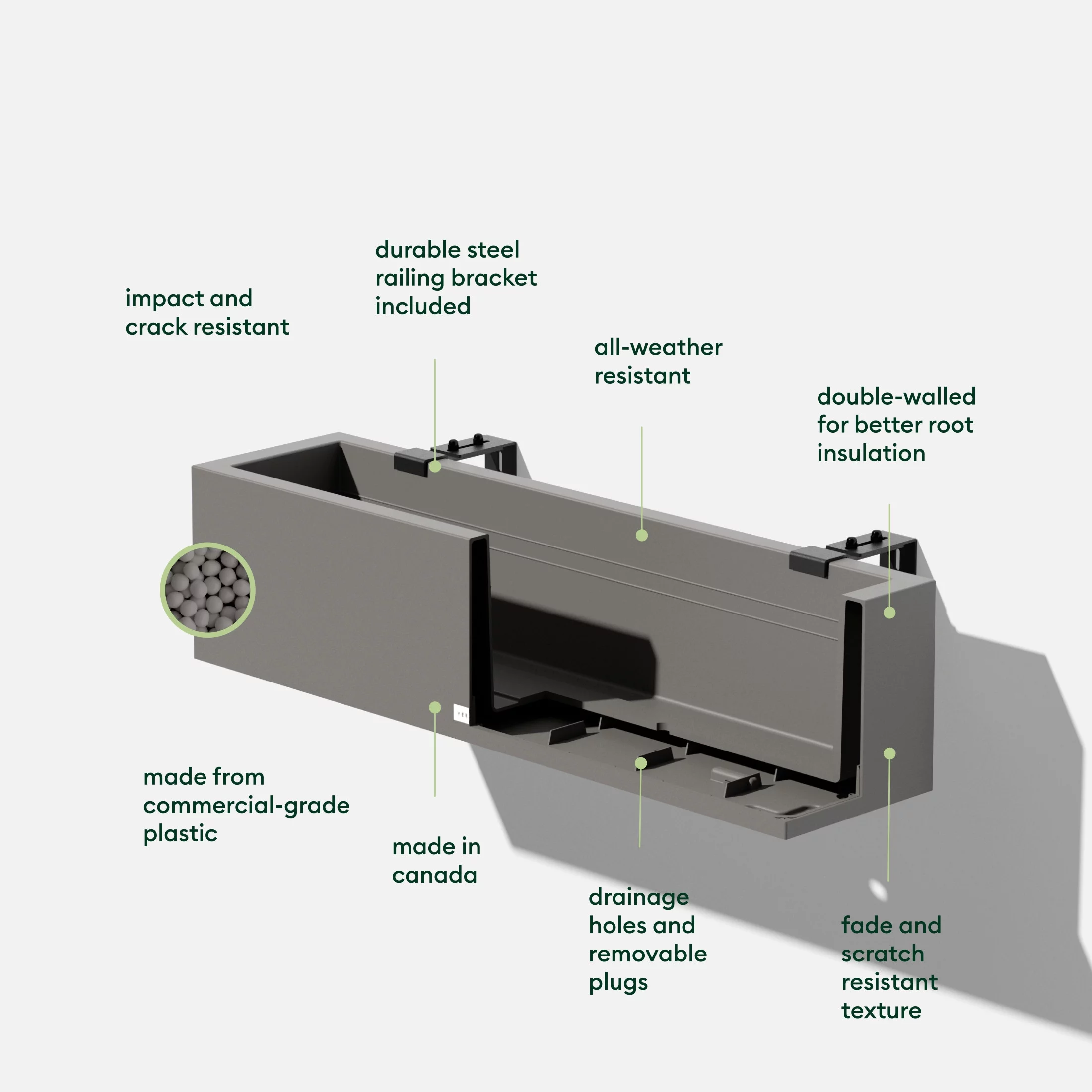 Veradek Block Series Trough 36