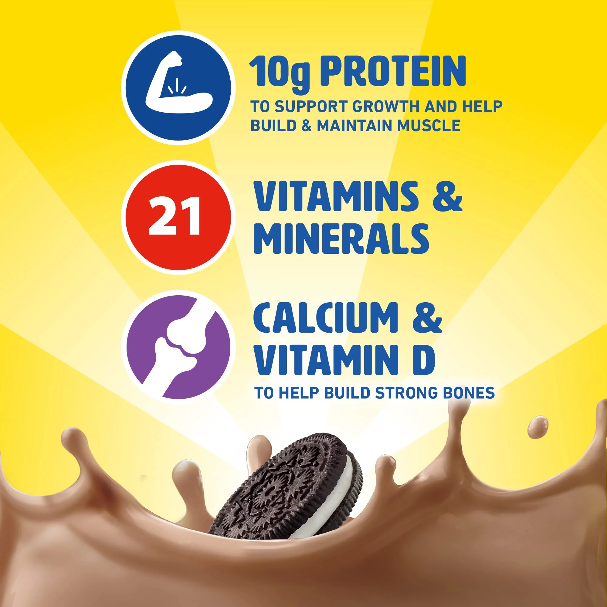 Carnation Breakfast Essentials Complete Nutritional Drink Cookies N Crème Flavor 8 Oz Bottle 24 Ct