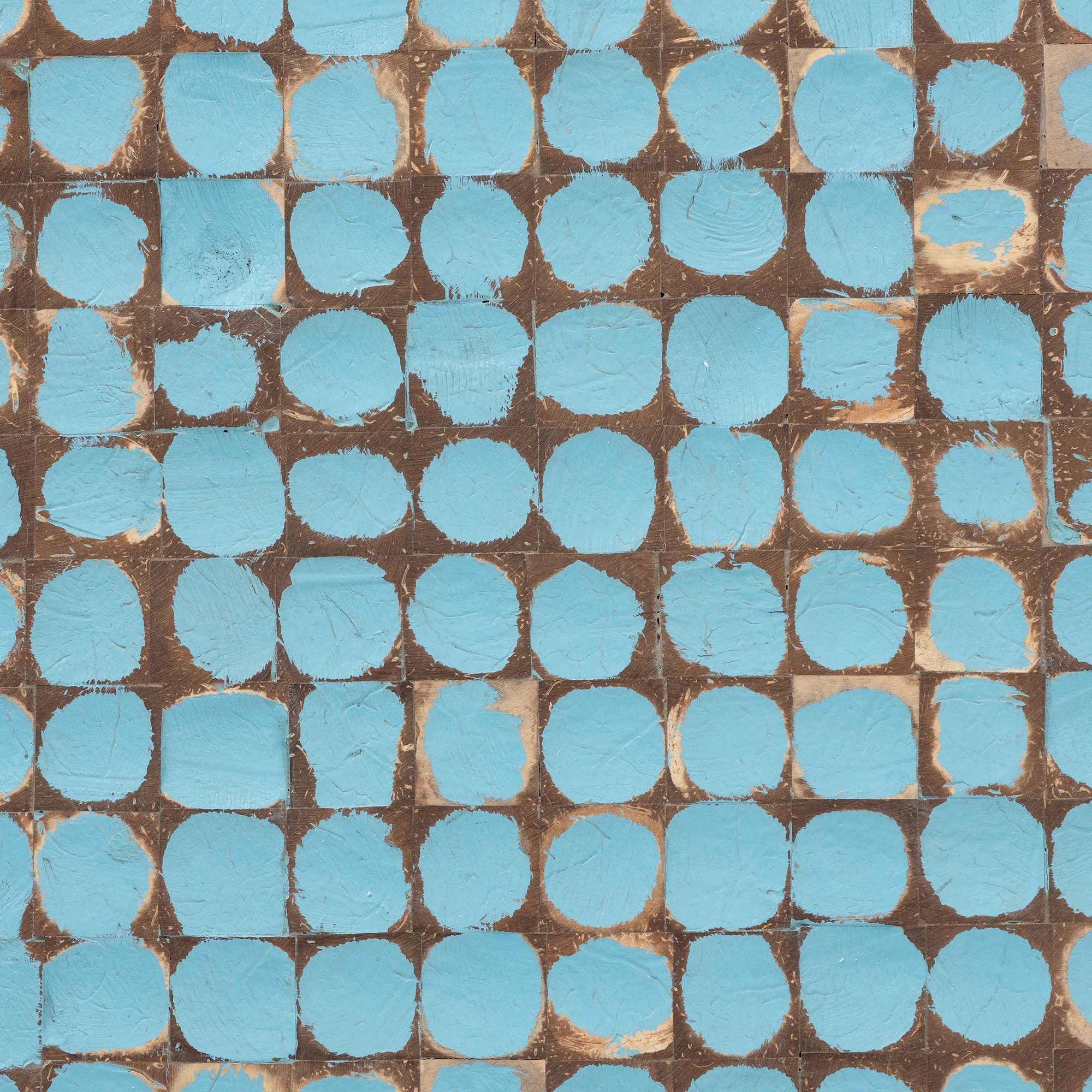 bali & pari Janella Boho End Table, Square, Sky Blue