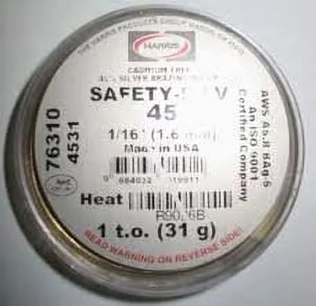 Safety-Silv 45 - Bare And Flux Coated