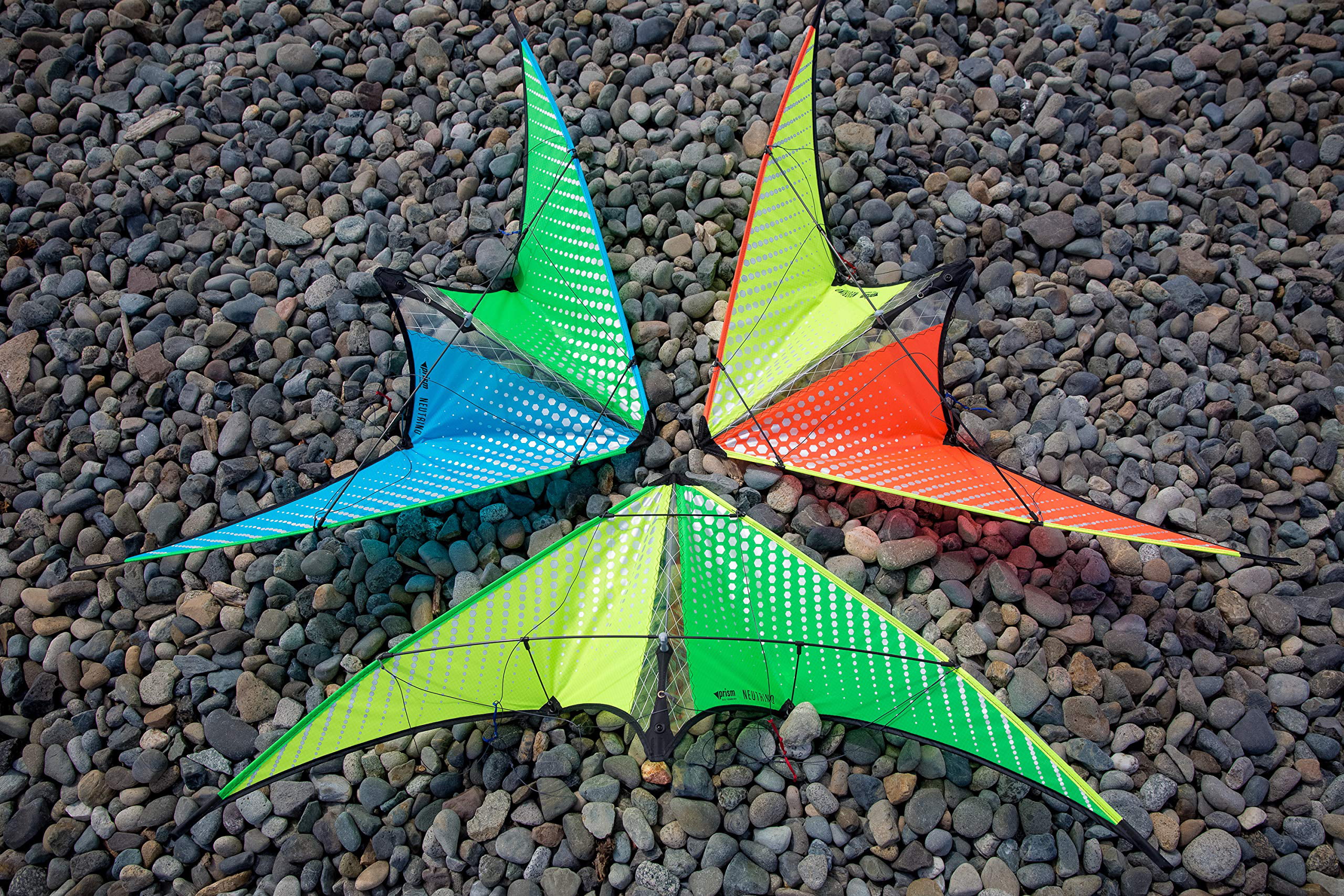 Prism Kite Technology Neutrino in Yellow and Green