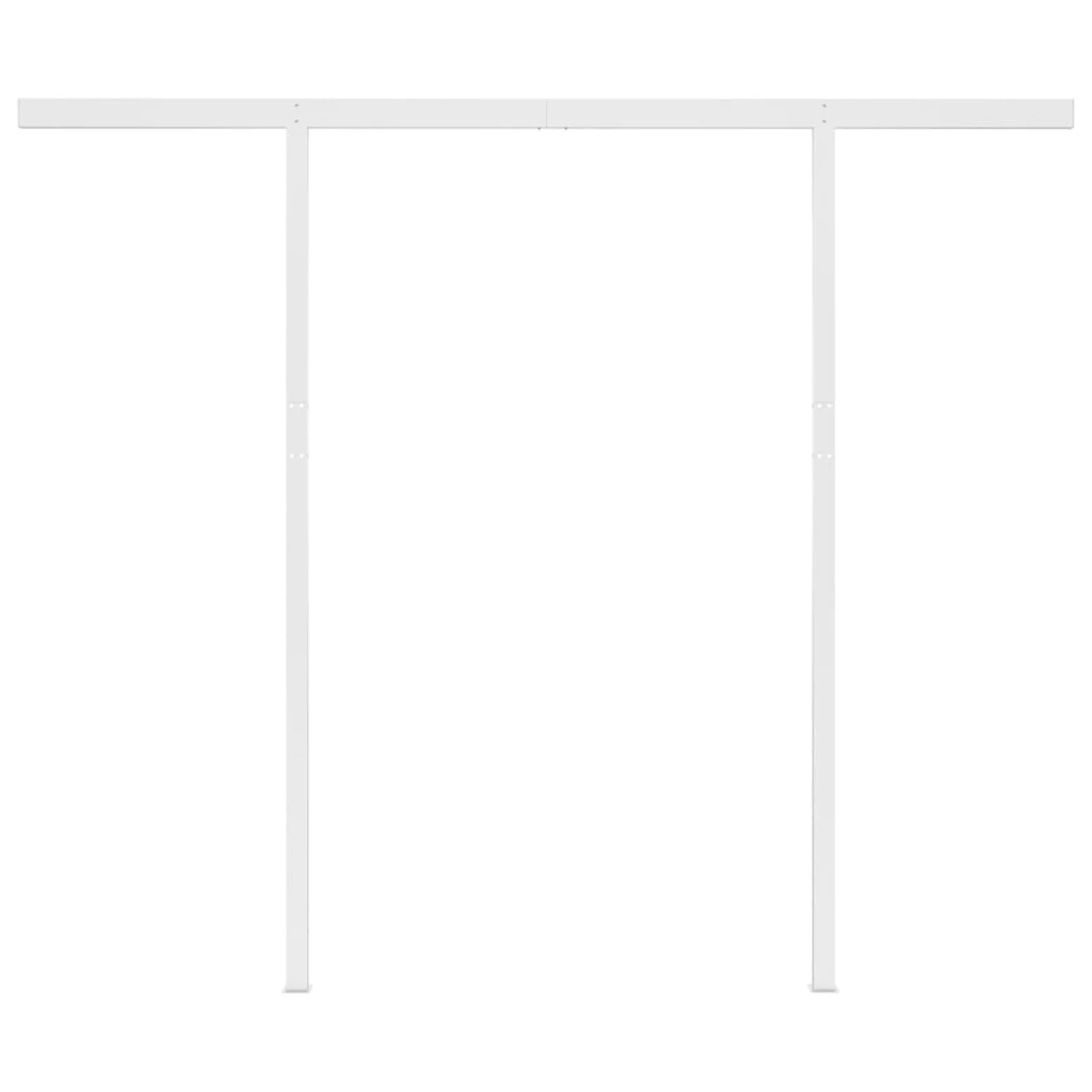 Automatic Retractable Awning with Posts 9.8'x8.2' Cream