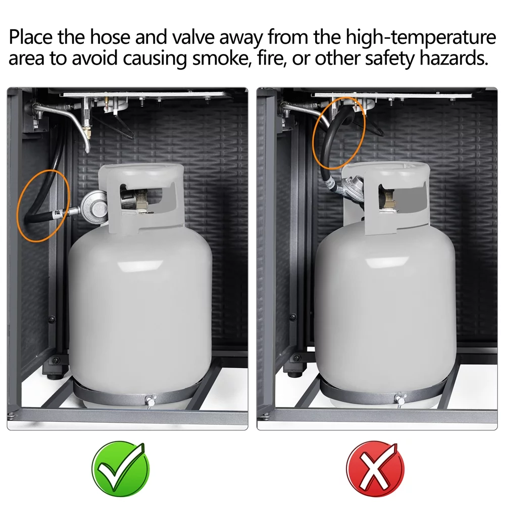 Topeakmart 30in Metal Fire Pit Table 50,000 BTU with Tempered Glass Tabletop, Glass Fire Stones & Water-resistant Cover, Propane