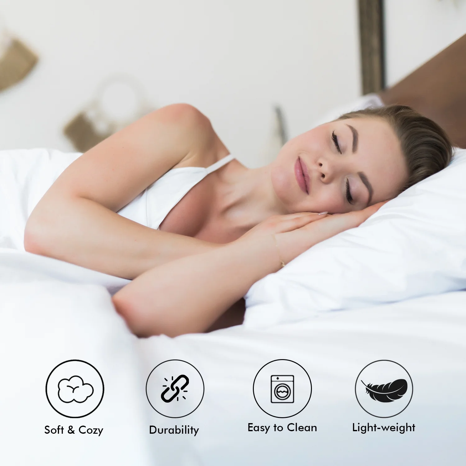 LINENWALAS 100% Austrian Eucalyptus Fitted Sheet Pack of 2, Tencel Fitted Bed Sheet, Lyocell Deep Pocket Cooling Bedding (Twin-2 Pack, White)