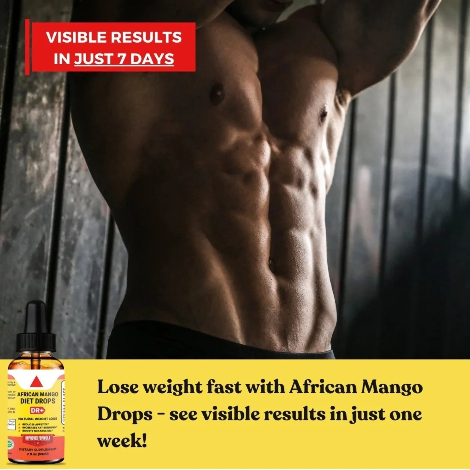 African Mango Wellness Drops - Diet Drops Suppress Appetite Boost Energy Fast Results 2oz | 4-Pack