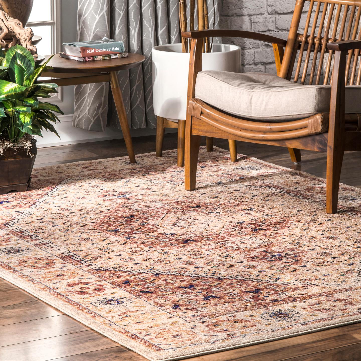 nuLOOM Vintage Medallion Doris Area Rug