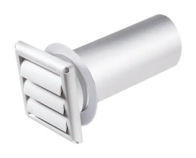 DEFLECTO Deflect-O Jordan 12 in. L x 4 in. Dia. White Aluminum Dryer Vent Kit (Pack of 6)