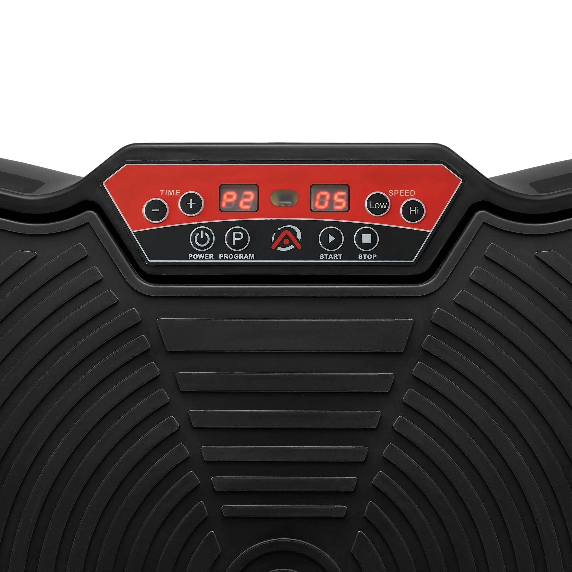 Axis-Plate Vibration Plate Exercise Machine with Resistance Bands - Whole Body Fitness Platform - Black