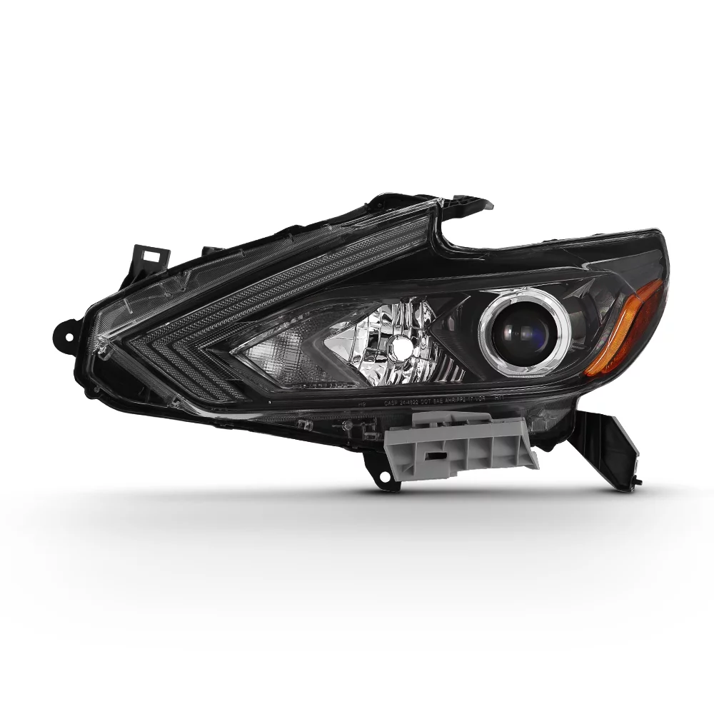 AKKON - For 2016 2017 2018 Altima Sedan 4Dr Projector Black Headlight Driver Left Side Headlamp Replacement
