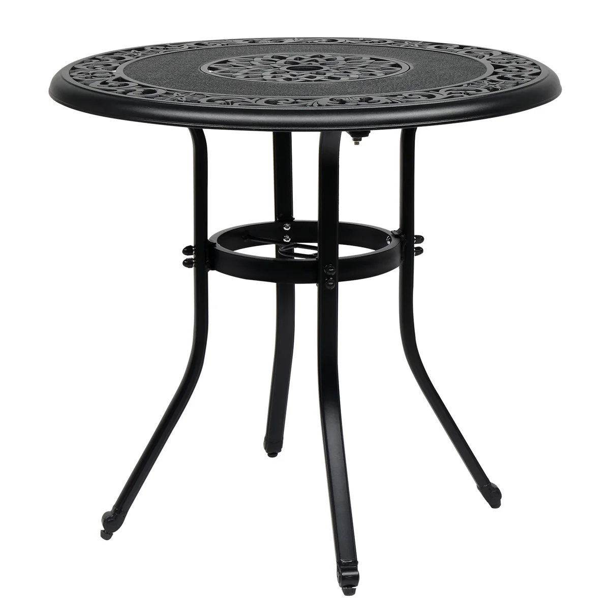 Outdoor Cast Aluminum Round Bistro Table