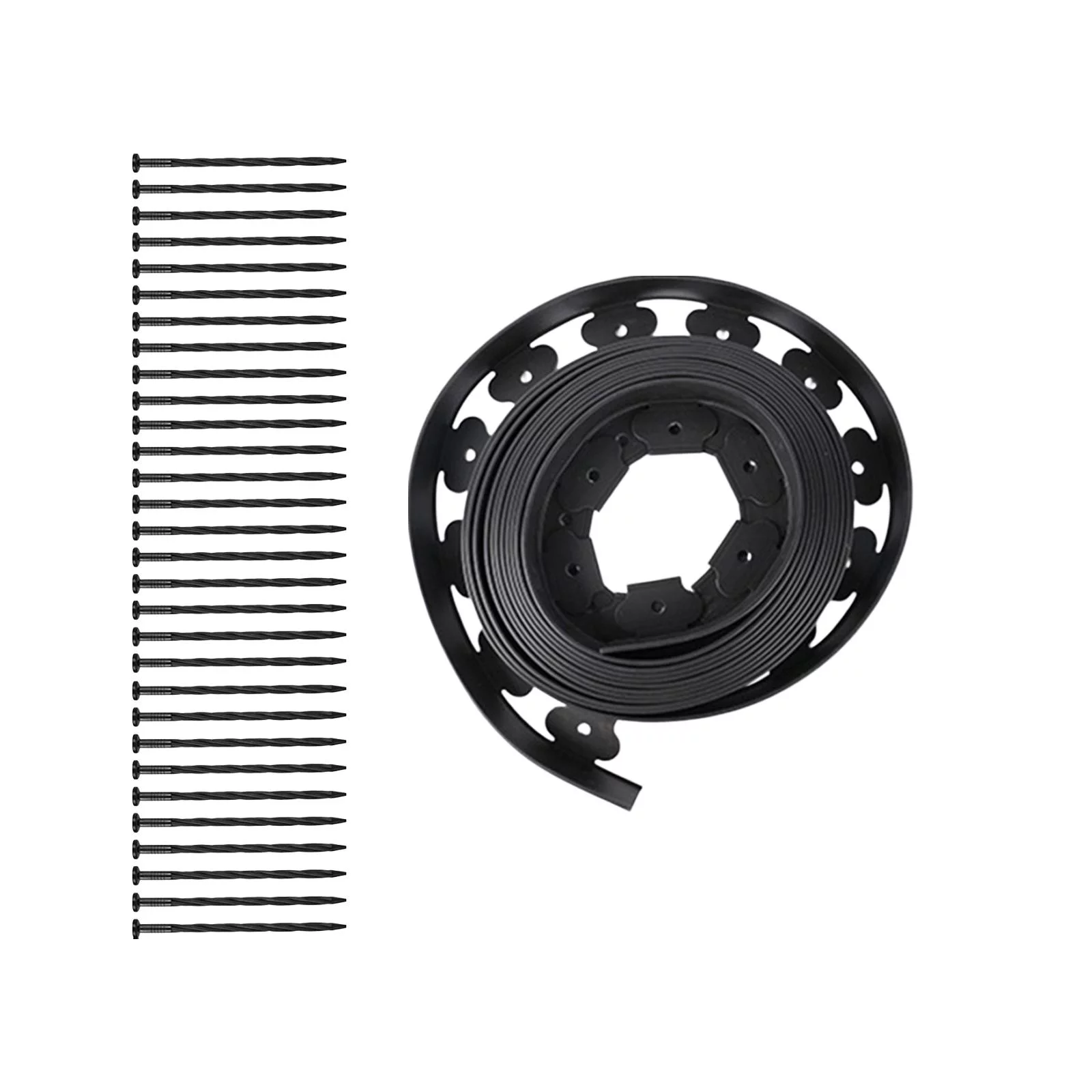 Garden Edging Border, Garden Edging Fence, Landscaping Edging, Garden Landscape Edging Borders, for Lawn 5cm Black